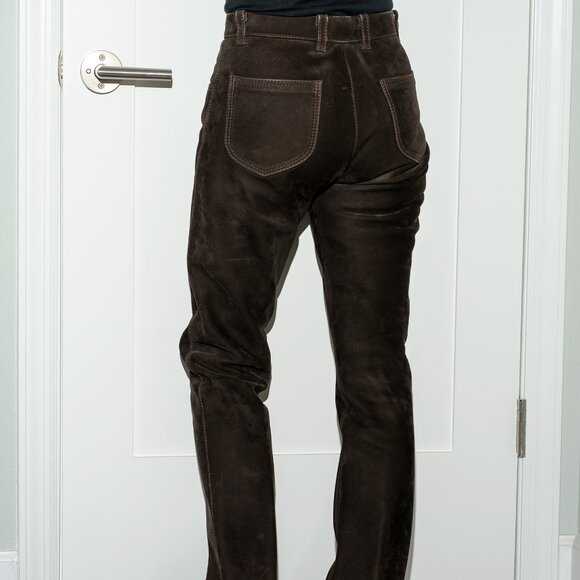 High-quality unworn black leather pants size XS. - Picture 16 of 16